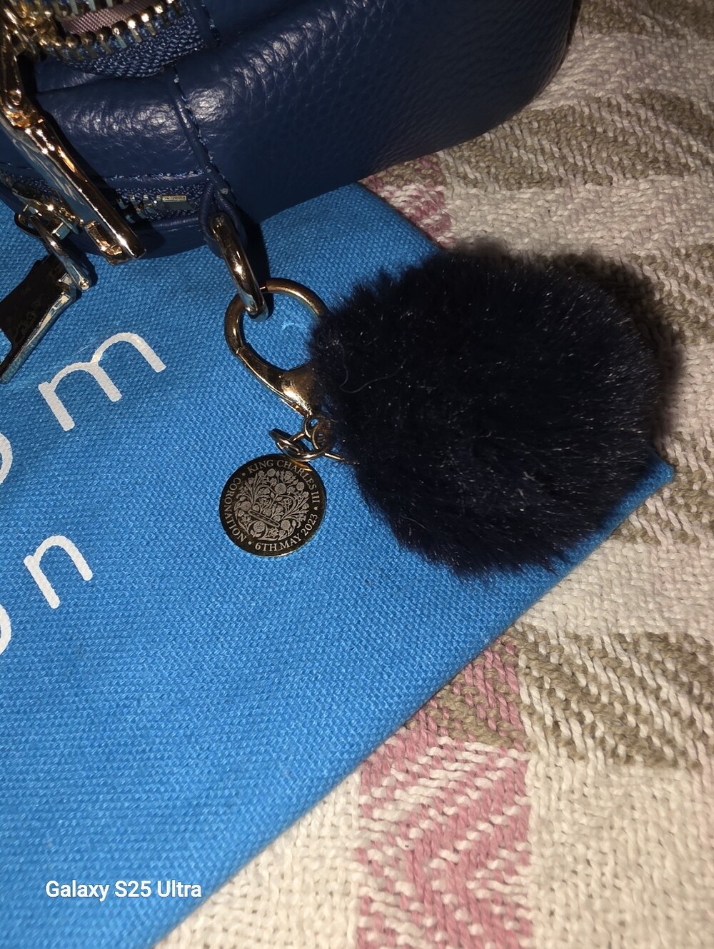 LIMITED EDITION Pom Pom London King Charles Coronation Bag - Picture 4 of 16